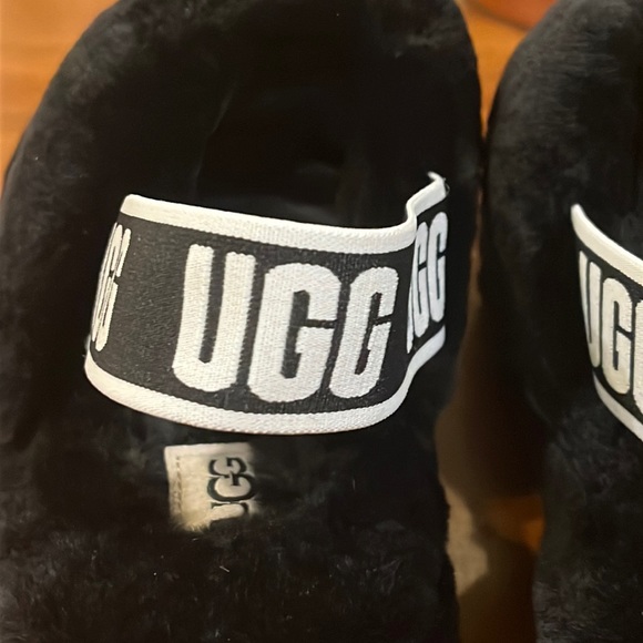 Ugg Australia Oh Yeah sandals slides shoes  black new Women’s size 7 - Picture 7 of 16